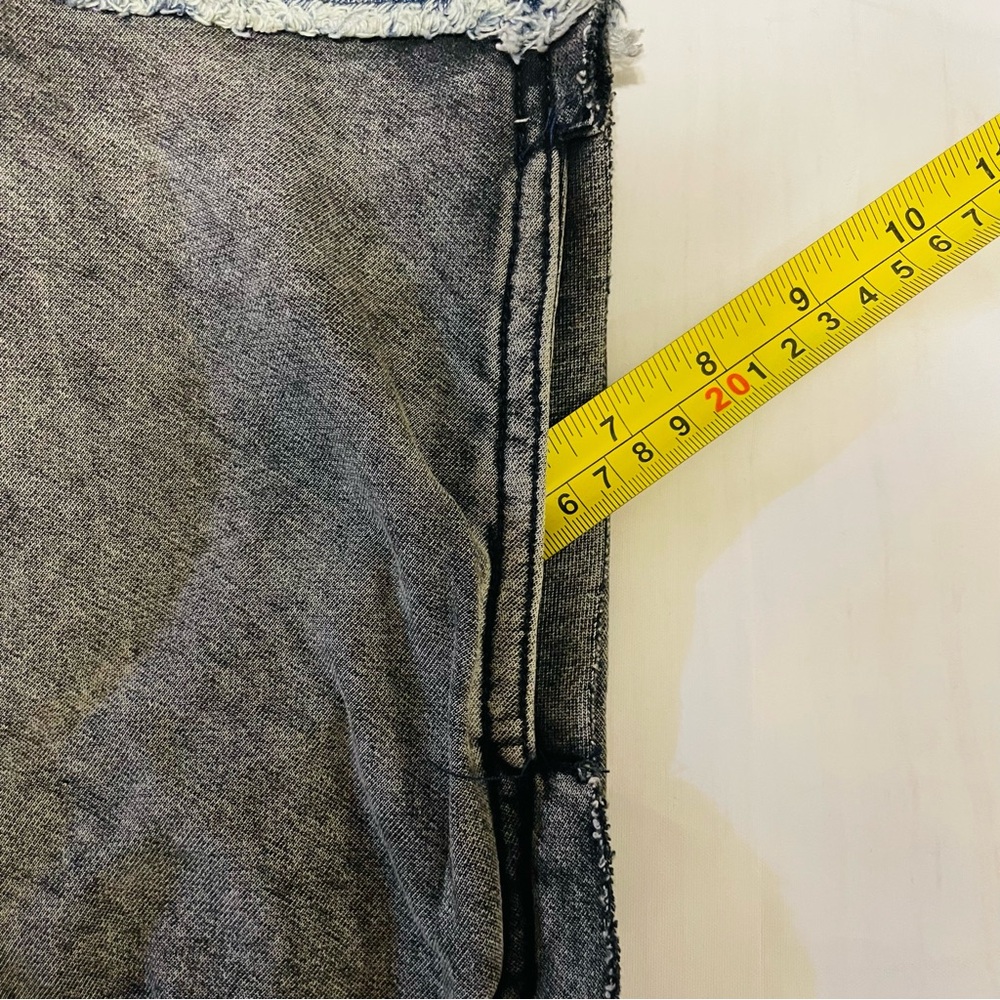 Oli & Hali Two-Tone Jean Jacket sz L Oversized - Picture 12 of 16